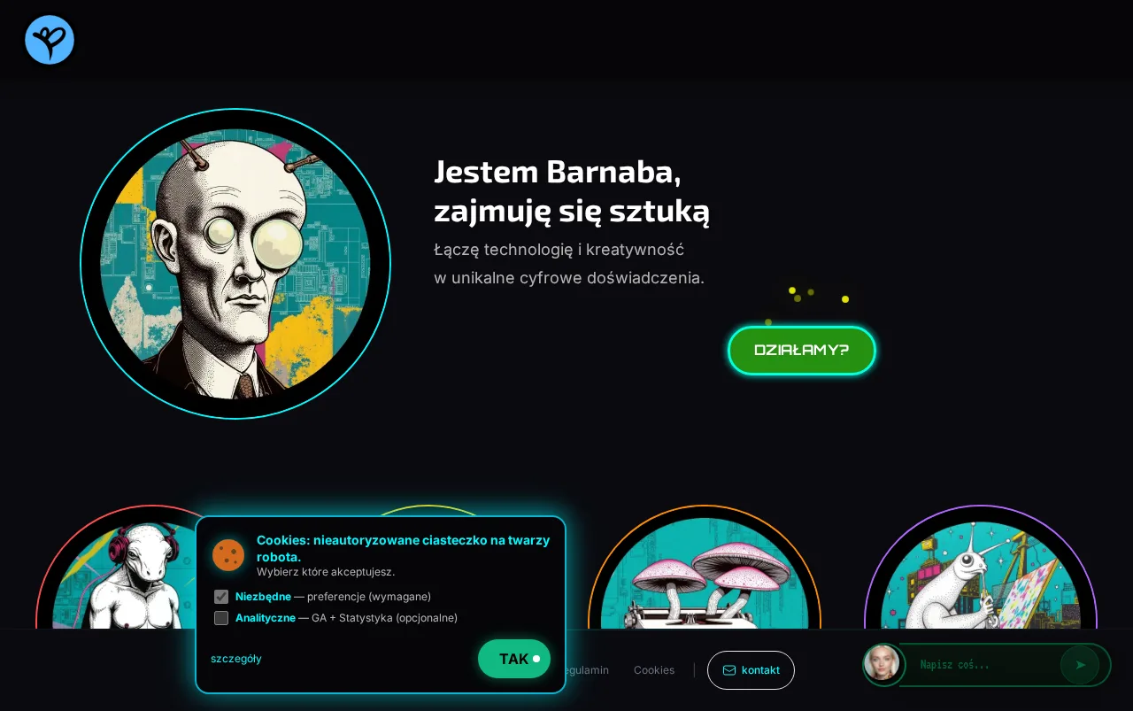Barnabaai.com — podgląd całej strony